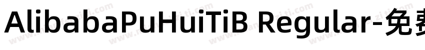 AlibabaPuHuiTiB Regular字体转换
